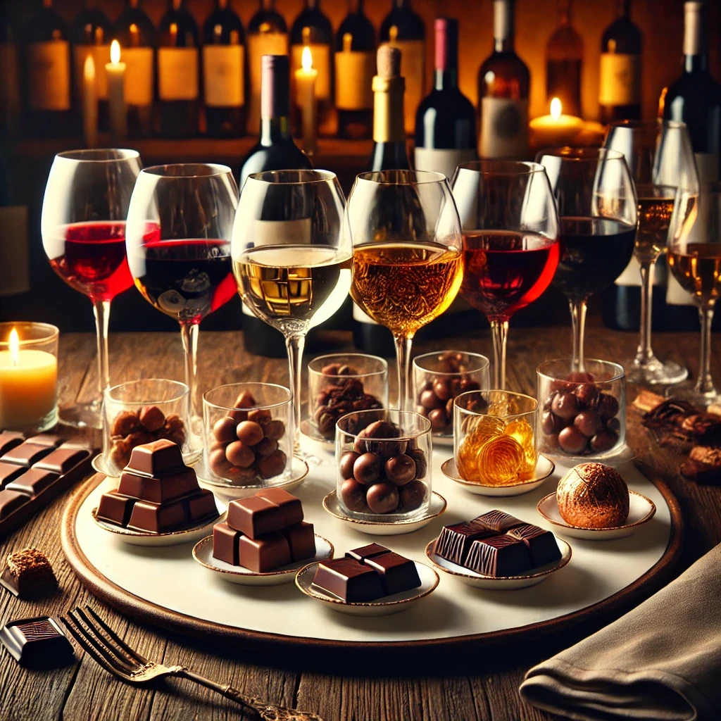WineMaps chocolate Pairings, Flavors, Balance, Intensity, Quality