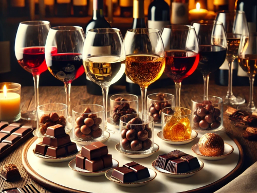 WineMaps chocolate Pairings, Flavors, Balance, Intensity, Quality
