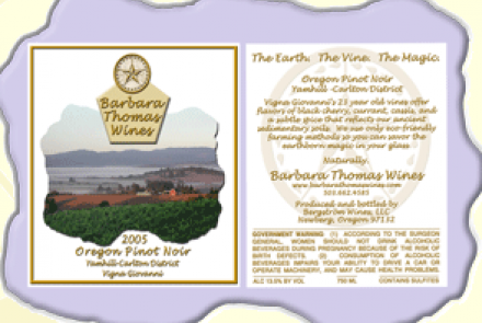 Barbara Thomas Wines