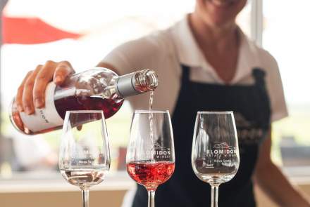 Blomidon Estate Winery Pouring